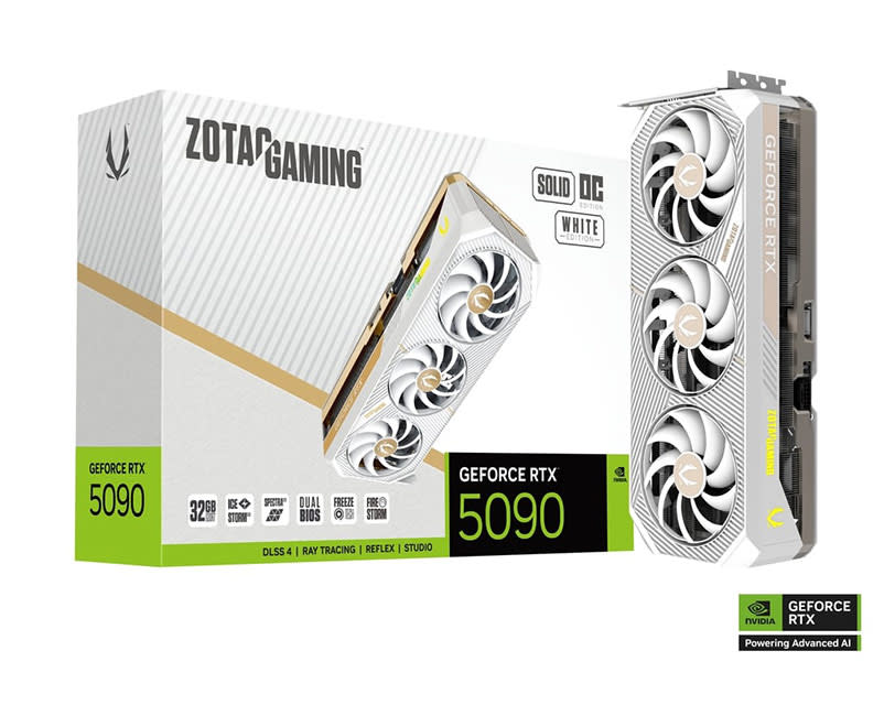 ZOTAC GAMING GeForce RTX 5090 SOLID OC White Edition