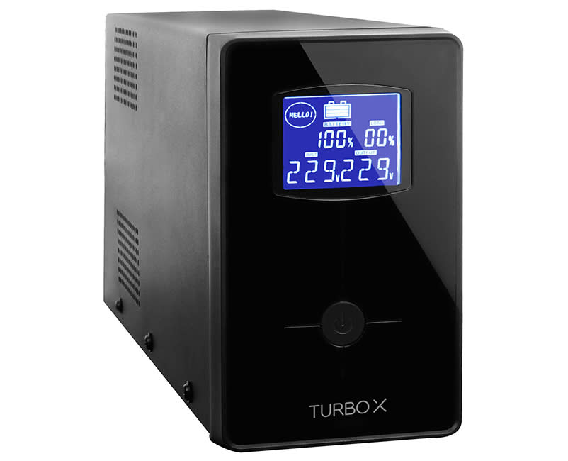 Turbo-X UPS 850 VA Line Interactive LCD