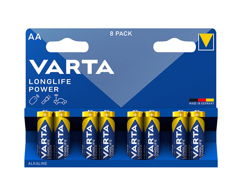 VARTA ΜΠΑΤΑΡΙΕΣ ΑΛΚΑΛΙΚΕΣ ΑΑ 8 ΤΕΜ.