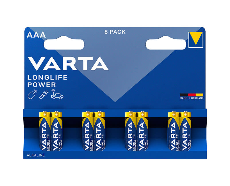 VARTA ΜΠΑΤΑΡΙΕΣ ΑΛΚΑΛΙΚΕΣ ΑΑΑ 8 ΤΕΜ.