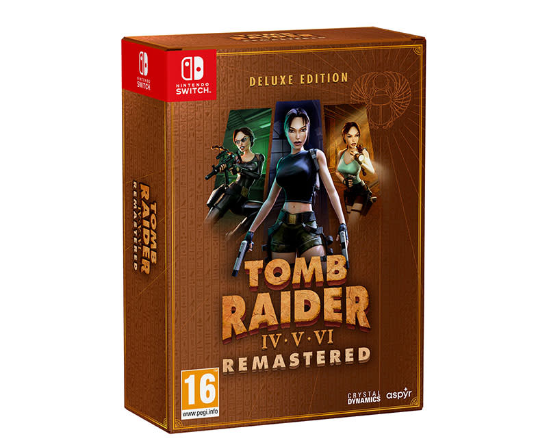 U&I Tomb Raider IV - VI Remastered Starring Lara Croft Nintendo Switch