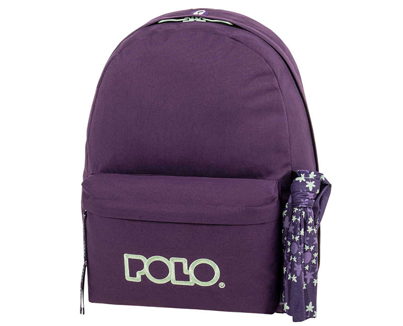 ΤΣΑΝΤΑ ΠΛΑΤΗΣ ORIGINAL SCARF ΜΩΒ/ΤΙΡΚΟΥΑ