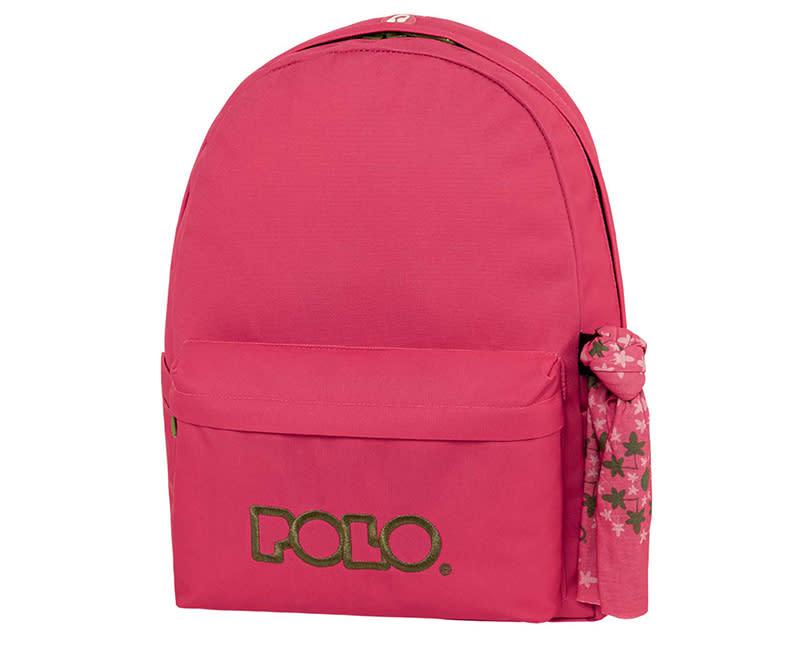 ΤΣΑΝΤΑ ΠΛΑΤΗΣ ORIGINAL SCARF ΦΟΥΞΙΑ/ΧΑΚΙ