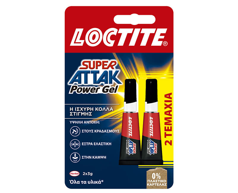 ΚΟΛΛ.ΣΤ.SUP ATTAK FLEX GEL 2*3ΓΡ LOCTITE