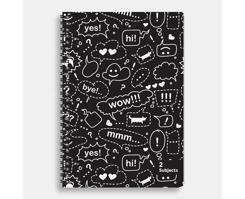 ΤΕΤΡΑΔ ΣΠΙΡΑΛ 17x25/2 WOW 70Φ SENTIO