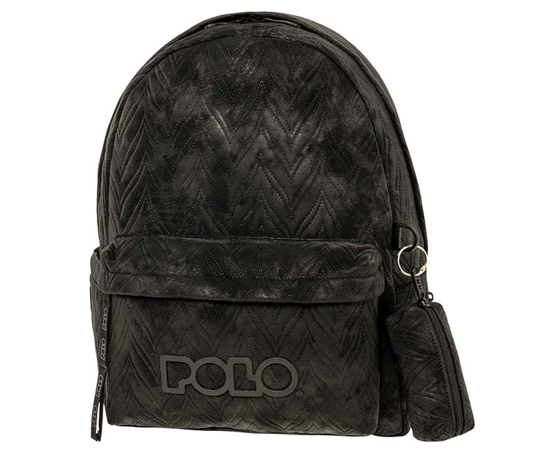 ΤΣΑΝΤΑ ΠΛΑΤΗΣ LEAVES ΜΑΥΡΟ POLO