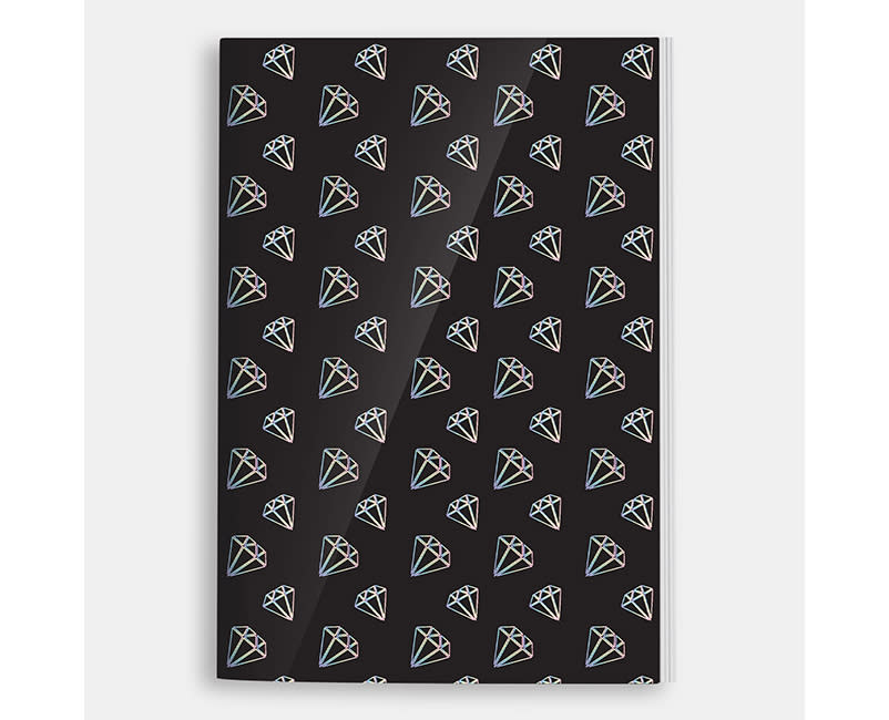 ΤΕΤΡΑΔΙΟ ΡΙΓΕ A4 DIAMONDS 40Φ.