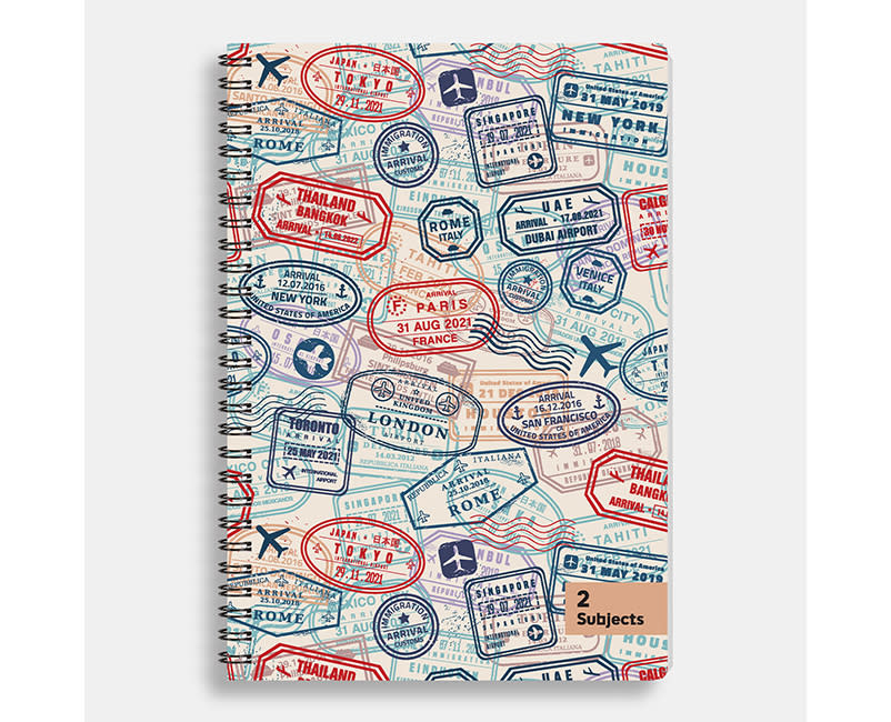 ΤΕΤΡΑΔ ΣΠΙΡΑΛ 17x25/2 WORLD 70Φ SENTIO