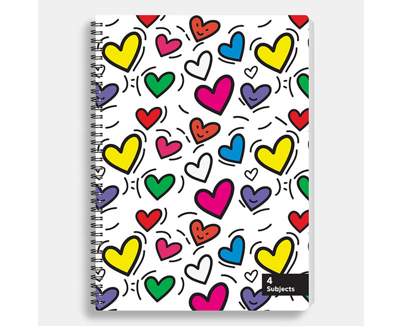 ΤΕΤΡΑΔΙΟ ΣΠΙΡΑΛ A4/4Θ COLORS 140Φ SENTIO