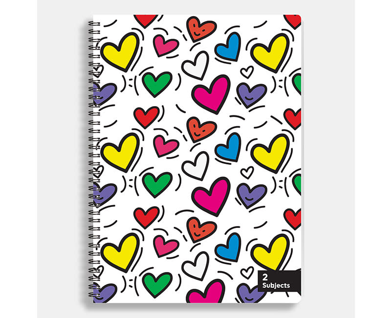 ΕΤΡΑΔIO ΣΠΙΡΑΛ A4/2Θ COLORS 70Φ SENTIO