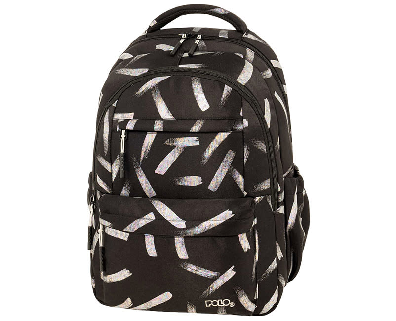 ΤΣΑΝΤΑ ΠΛΑΤΗΣ SPARKLE ΜΑΥΡΟ POLO