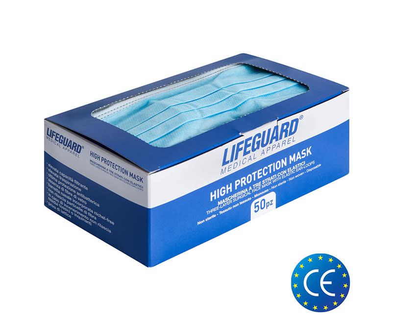 Ιατρική Μάσκα μιας χρήσης 50τεμ.Τype IIR