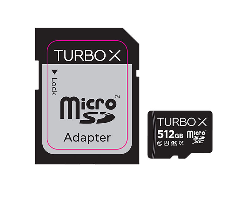 Turbo-X micro SD 512 GB U3