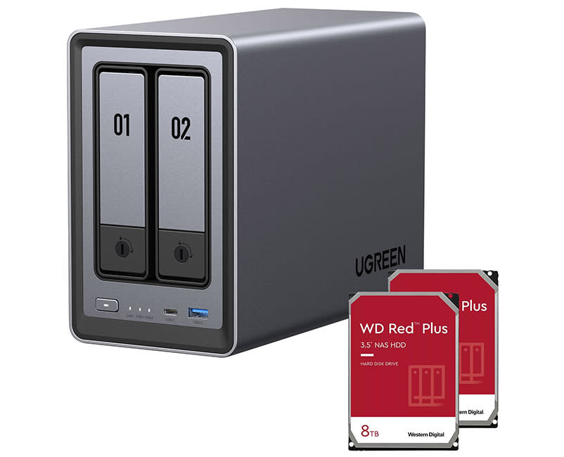 UGREEN NASync DXP2800 + 2x 8TB WD HDD