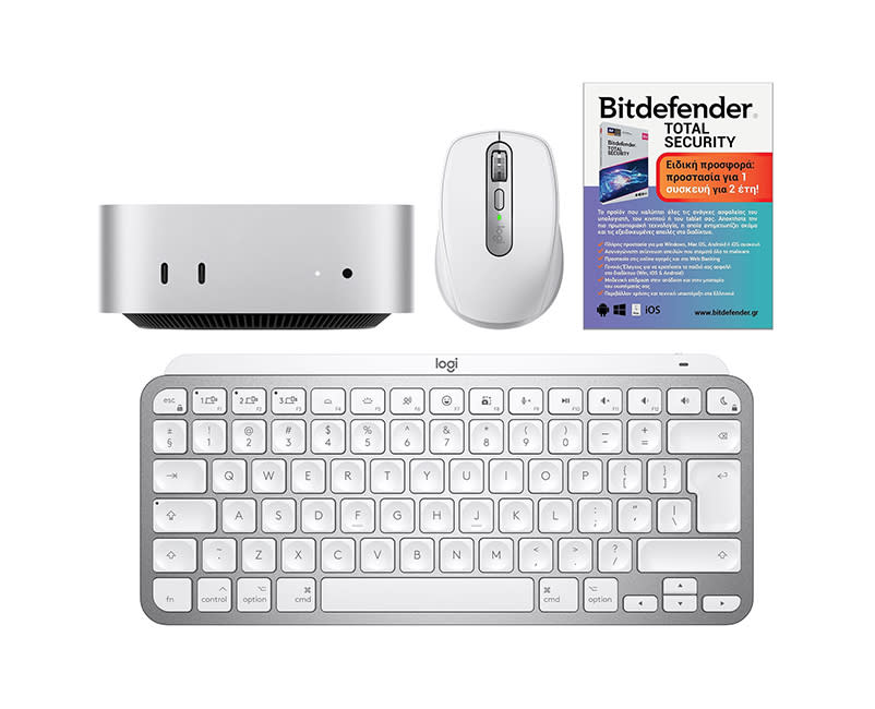 Mac Mini 256GB + Bitfender + Logitech