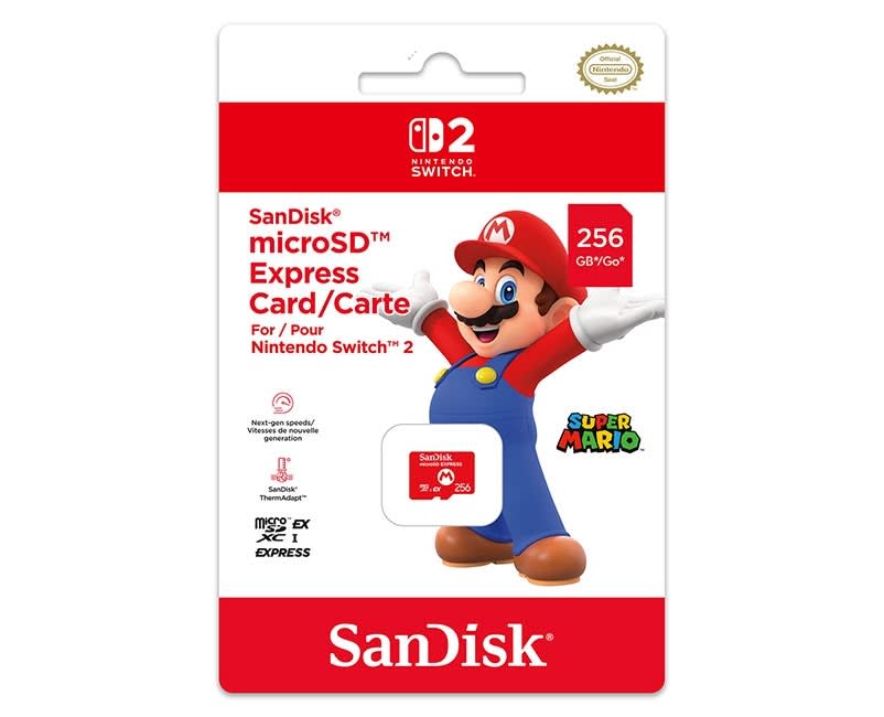 Sandisk MicroSD Express 256GB Mario