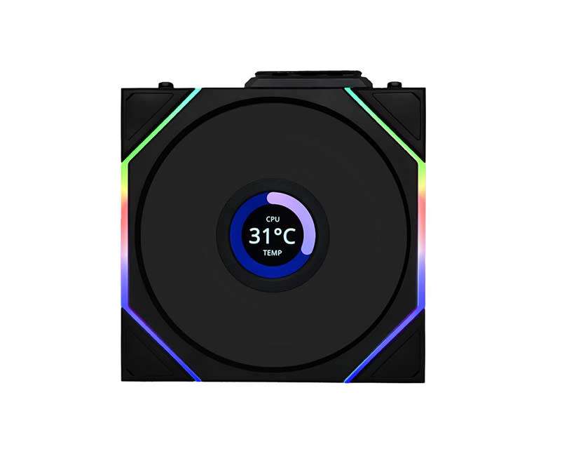 Lian Li UNI FAN TL-LCD Wireless Reverse Black 