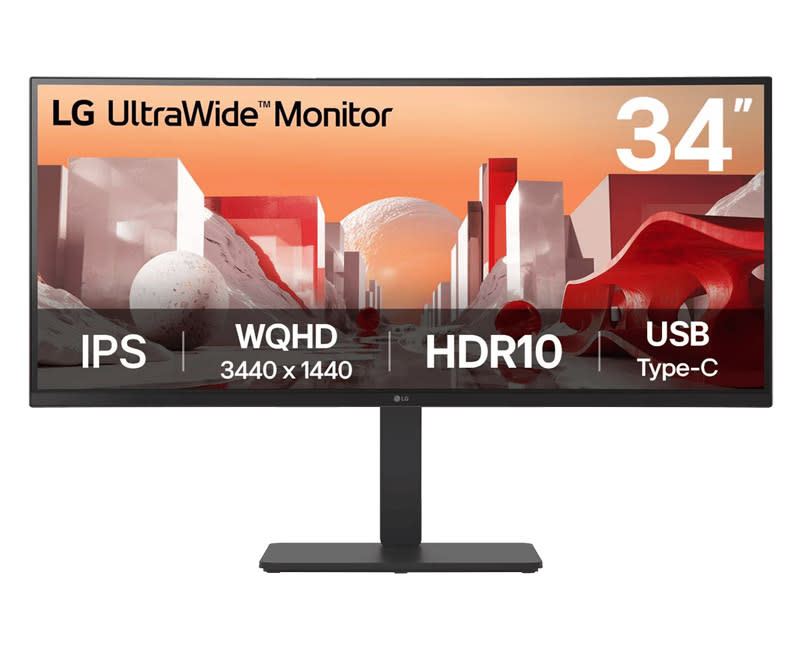 LG 34BA75QE 34'' UltraWide QHD Curved IPS + USB-C™