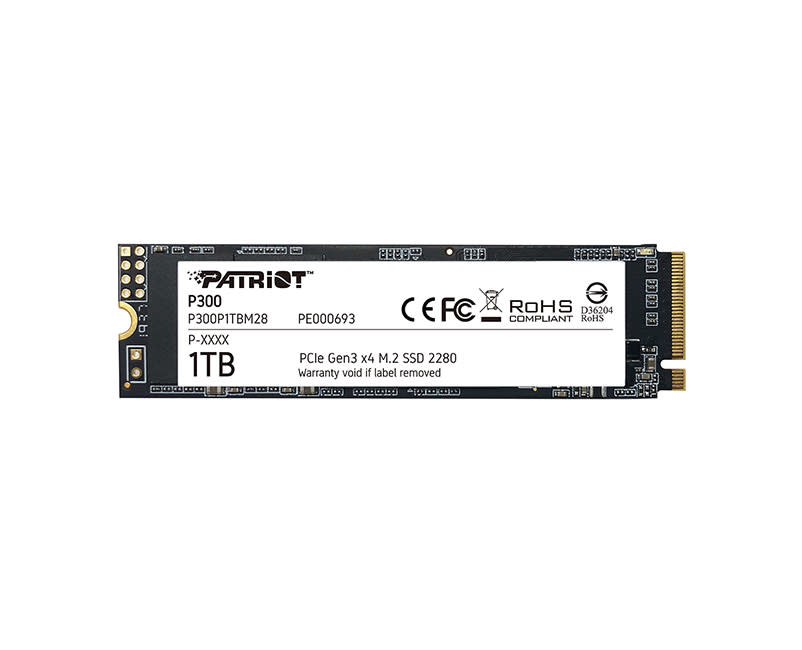 Patriot P300 M.2 NVMe™ SSD PCIe® Gen3 x4