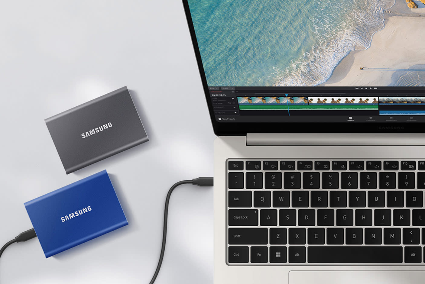 Samsung Portable SSD T7 USB 3.2 Gen 2