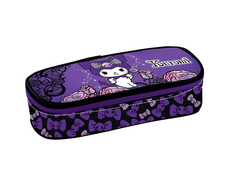 ΚΑΣΕΤΙΝΑ ΟΒΑΛ KUROMI PURPLE LACES GRAFFI