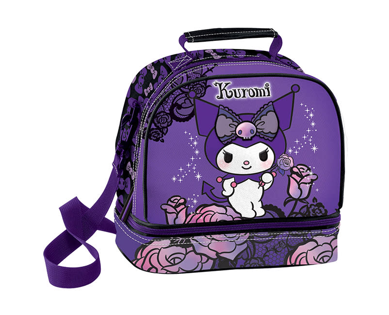 ΤΣΑΝΤΑ ΦΑΓΗΤΟΥ KUROMI PURPLE LACES GRAFF