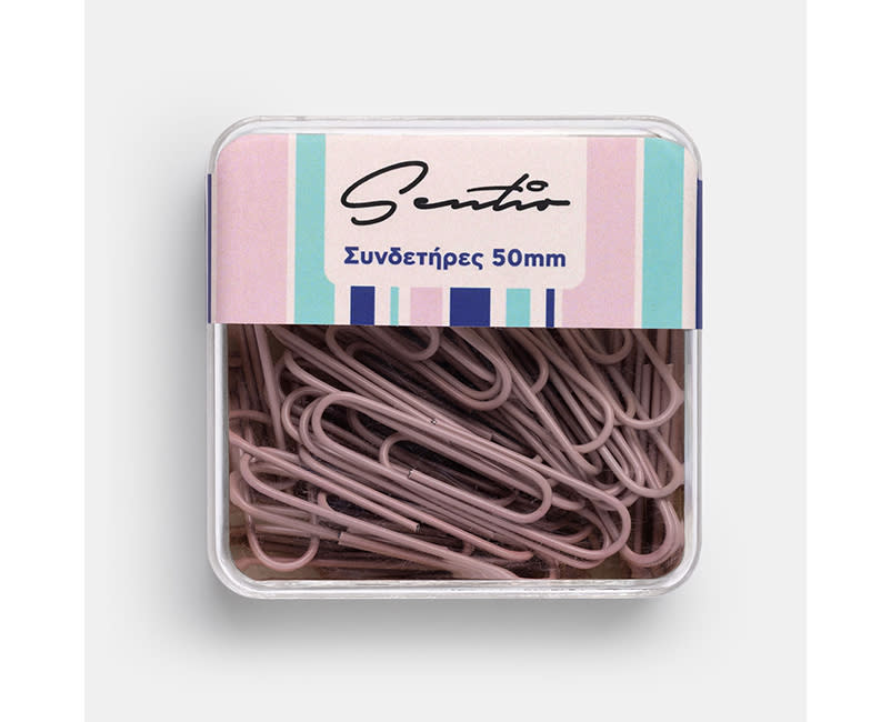 ΣΥΝΔΕΤΗΡΕΣ 50ΜΜ ΡΟΖ 50ΤΕΜ SENTIO