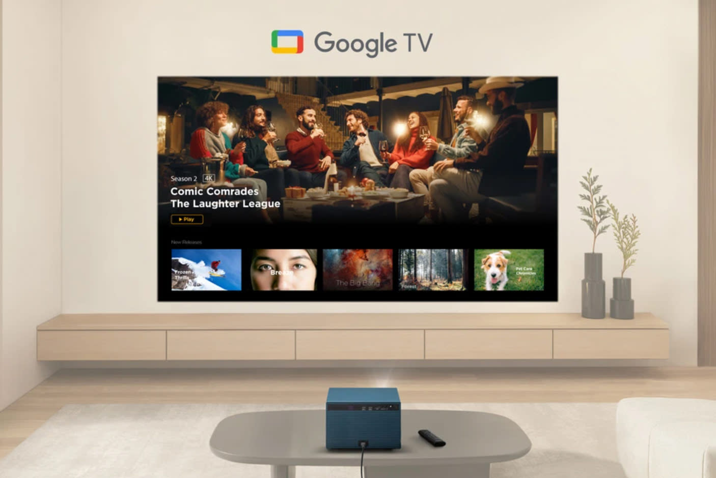 Built-in Google TV