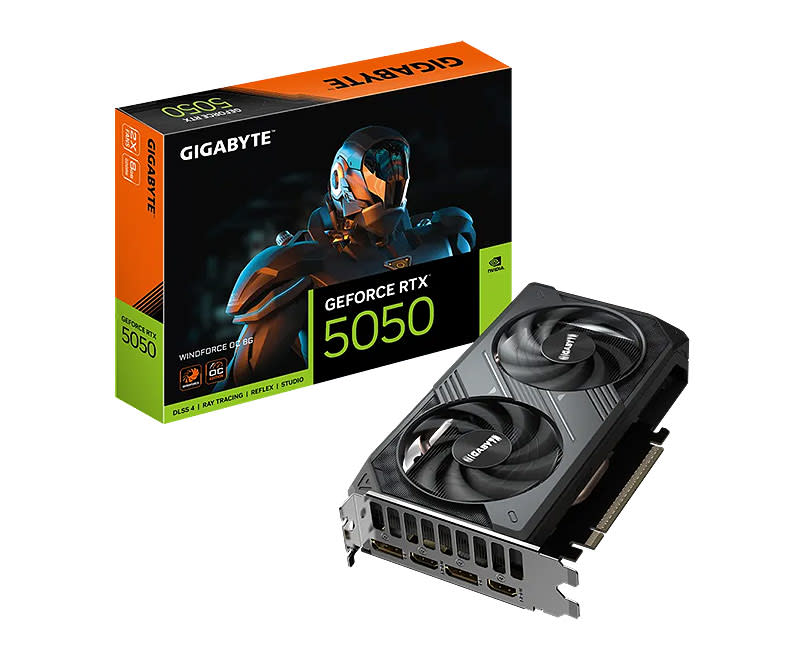 GIGABYTE GeForce RTX™ 5050 WINDFORCE OC 8G