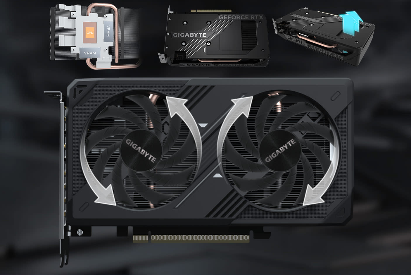 GIGABYTE GeForce RTX™ 5050 WINDFORCE OC 8G
