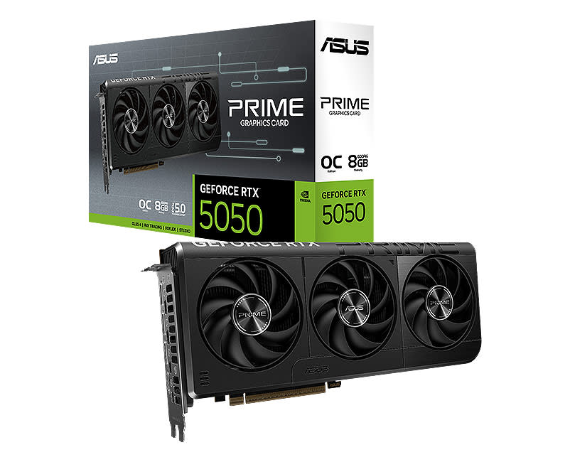 ASUS PRIME GeForce RTX™ 5050 8GB GDDR6 OC Edition
