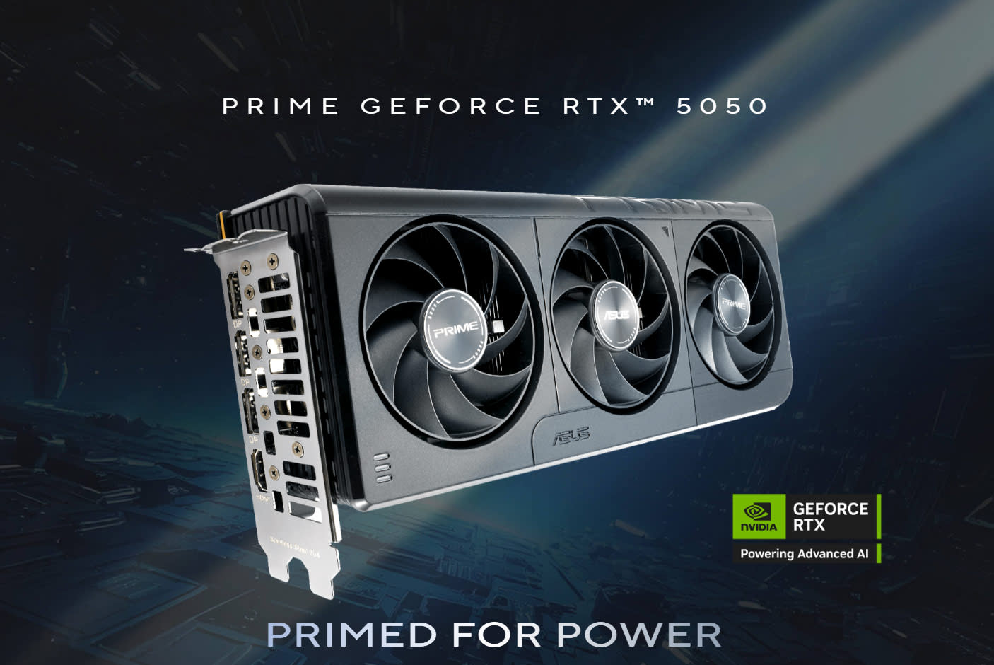 ASUS PRIME GeForce RTX™ 5050 8GB GDDR6 OC Edition