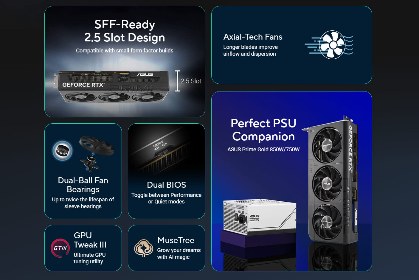 ASUS PRIME GeForce RTX™ 5050 8GB GDDR6 OC Edition