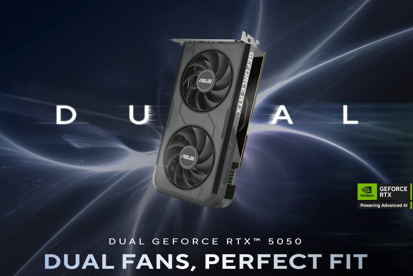 ASUS Dual GeForce RTX™ 5050 8GB GDDR6 OC Edition