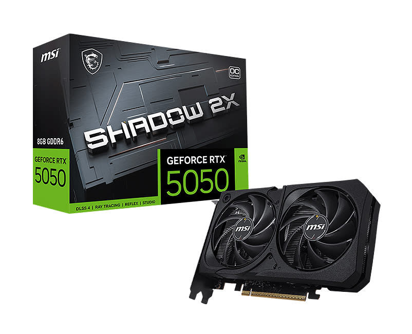 MSI GeForce RTX™ 5050 8G SHADOW 2X OC