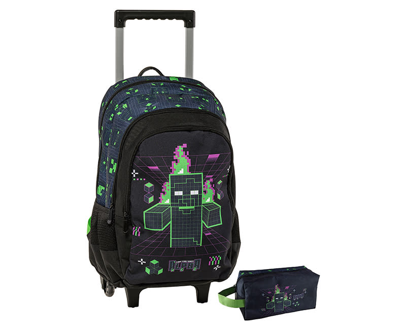 TROLLEY ΣΧΟΛΙΚΟ MINECRAFT MATRIX+ΔΩΡΟ GR