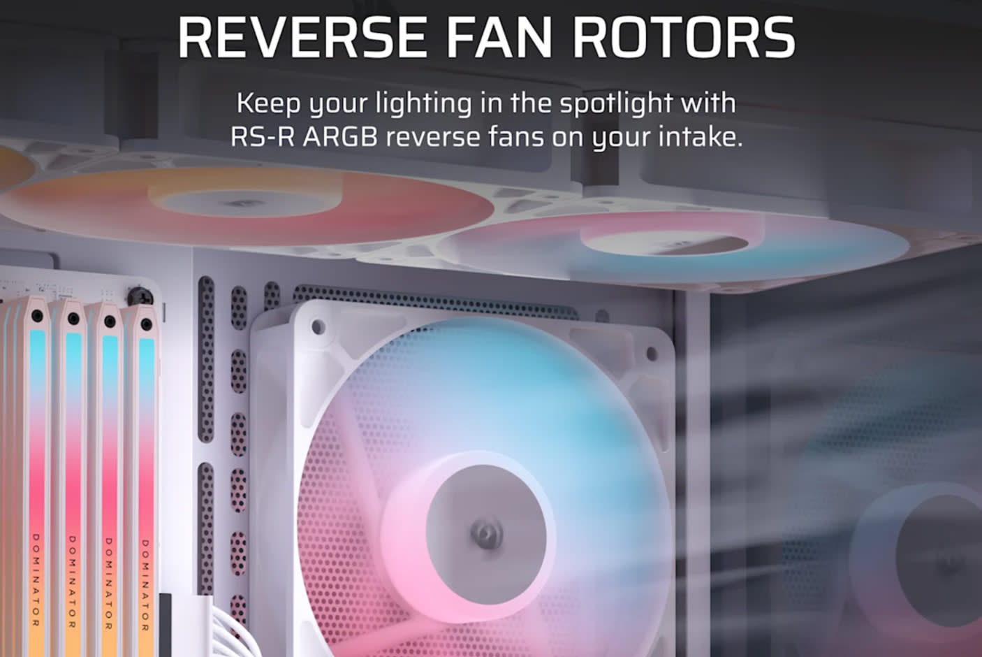 CORSAIR RS120-R 120mm ARGB PWM Reverse