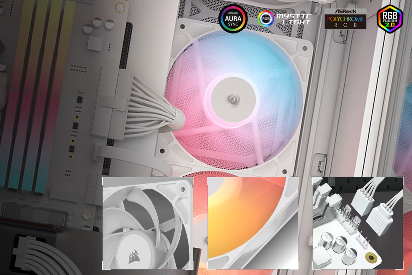 CORSAIR RS120-R 120mm ARGB PWM Reverse