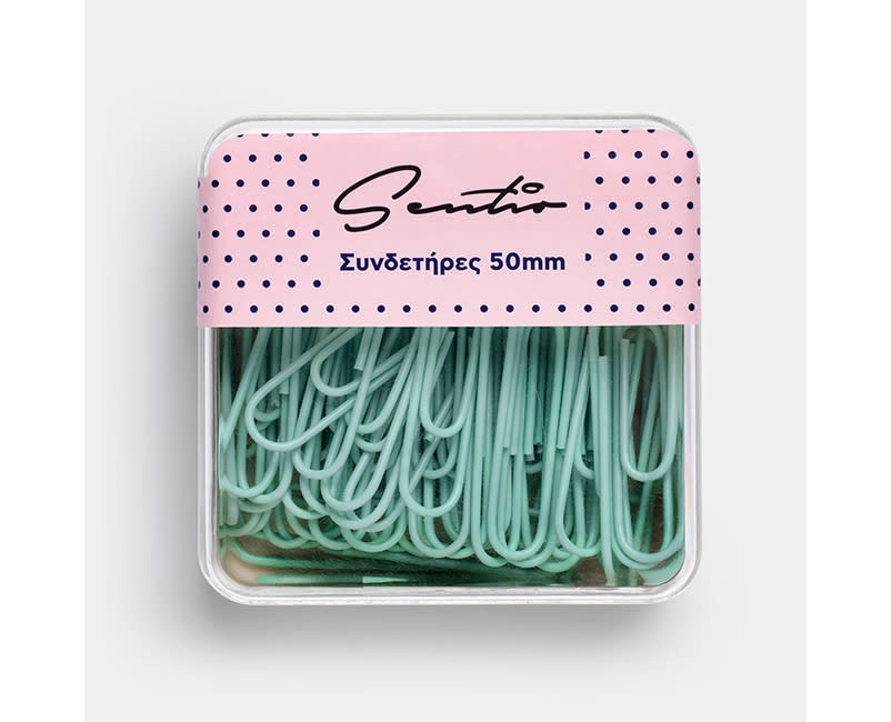ΣΥΝΔΕΤΗΡΕΣ 50ΜΜ ΜΠΛΕ 50ΤΕΜ SENTIO