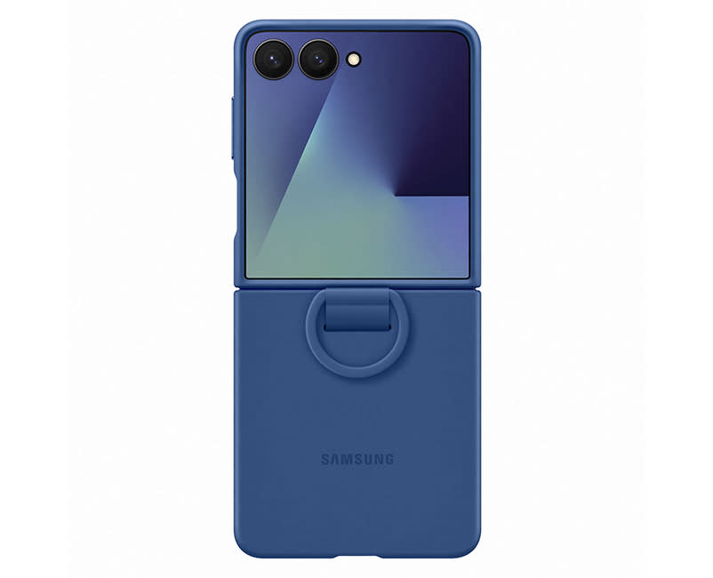 Samsung Ring Case Silicone Blue