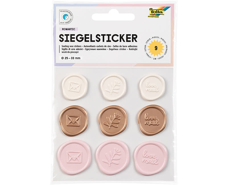 ΑΥΤΟΚΟΛΛΗΤΑ WAX ROMANTIC 9TEM FOLIA