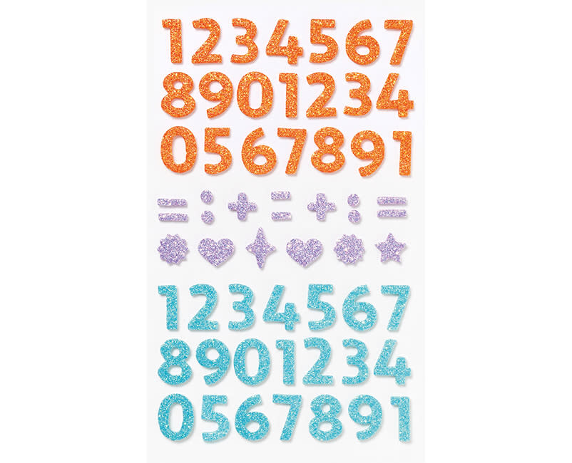 ΑΥΤΟΚ. ΑΦΡΩΔΗ NUMBERS ΜΕ GLITTER 112ΤΕΜ