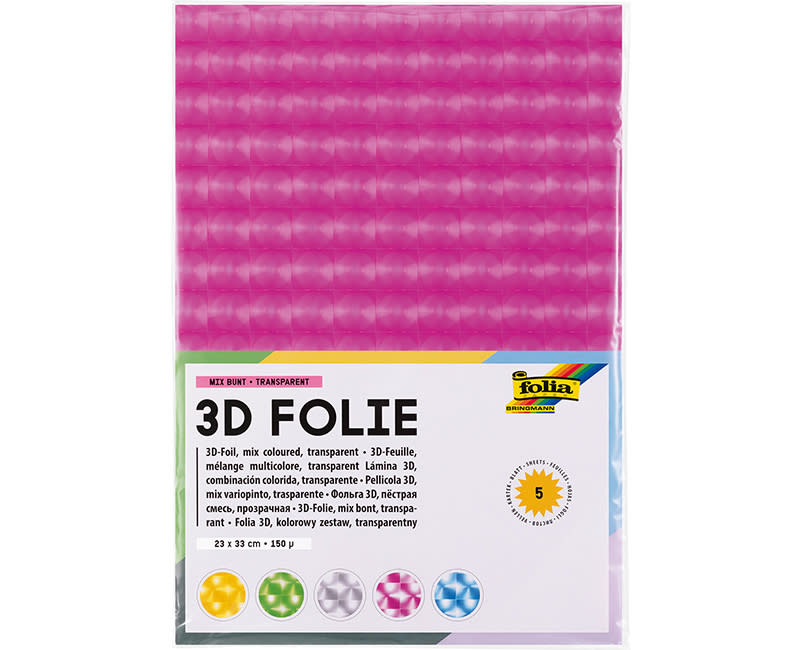 ΔΙΑΦΑΝΗ ΧΑΡΤΙΑ 3D 23X33CM FOLIA