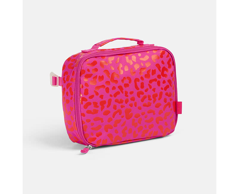 ΤΣΑΝΤΑ ΦΑΓΗΤΟΥ ΤΕΤΡΑΓΩΝΗ PINK LEOPARD GO