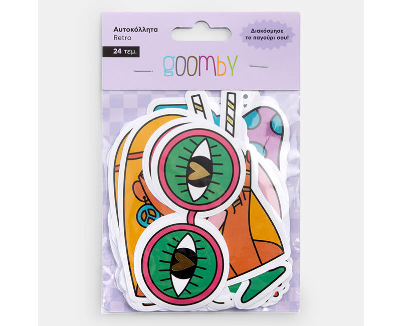 VINYL STICKERS RETRO 24TEM GOOMBY