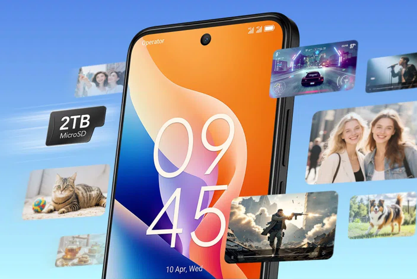 128GB Expendable Storage