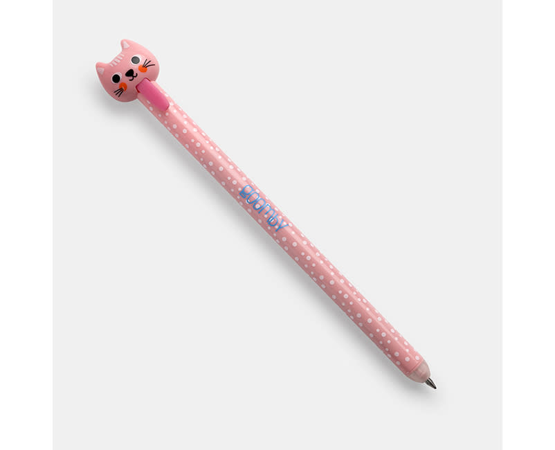 ΣΤΥΛΟ PULL TONGUE CAT GOOMBY PINK