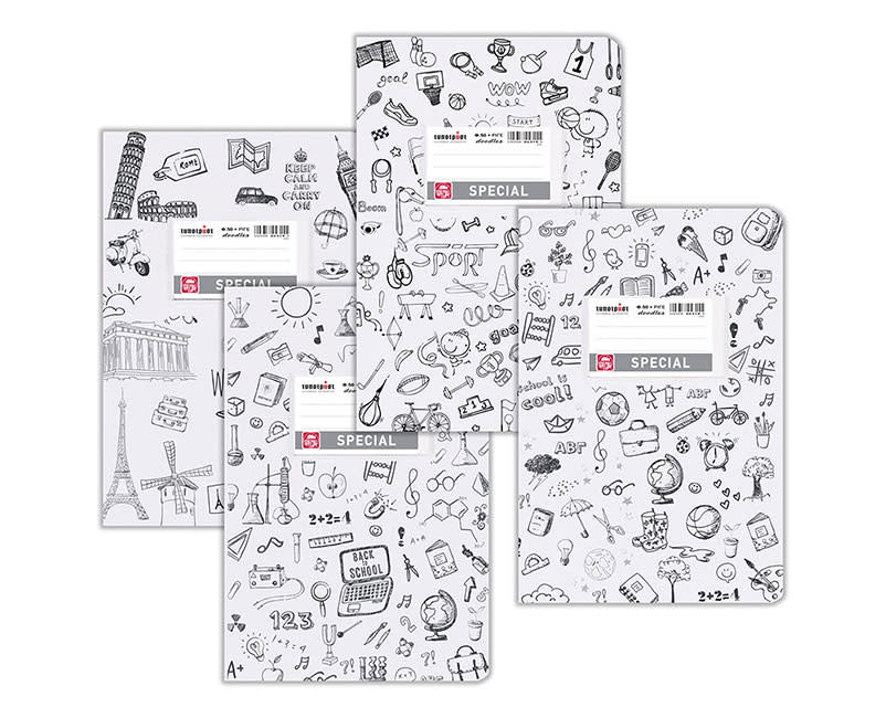 ΤΕΤΡΑΔΙΟ SPECIAL DOODLE 50Φ/70GR ΛΕΥΚΟ