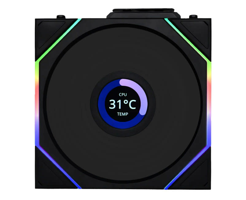 Lian Li UNI FAN TL-LCD WRLS 120 BLK
