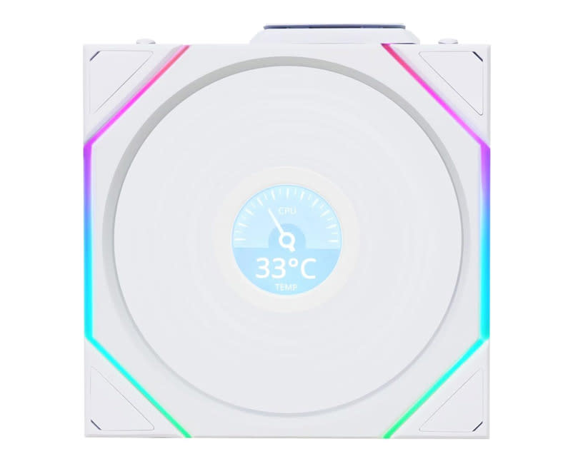 Lian Li UNI FAN TL-LCD WRLS 120 REV WHT